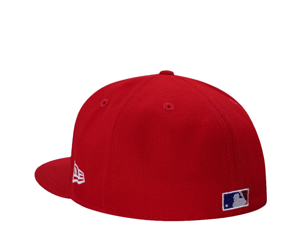 New Era Los Angeles Dodgers 40th Anniversary Scarlet Red Prime Edition 59Fifty Fitted Cap