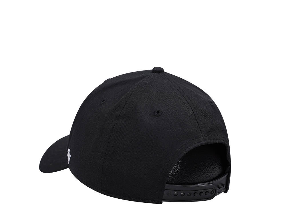 47Brand Los Angeles Dodgers Black Raised Basic MVP Snapback Cap