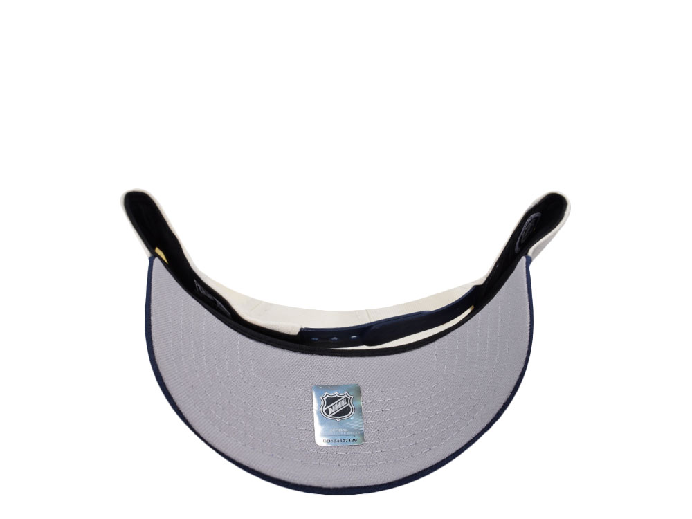 New Era Edmonton Oilers 40th Anniversary Chrome Two Tone Edition 9Forty A Frame Snapback Cap
