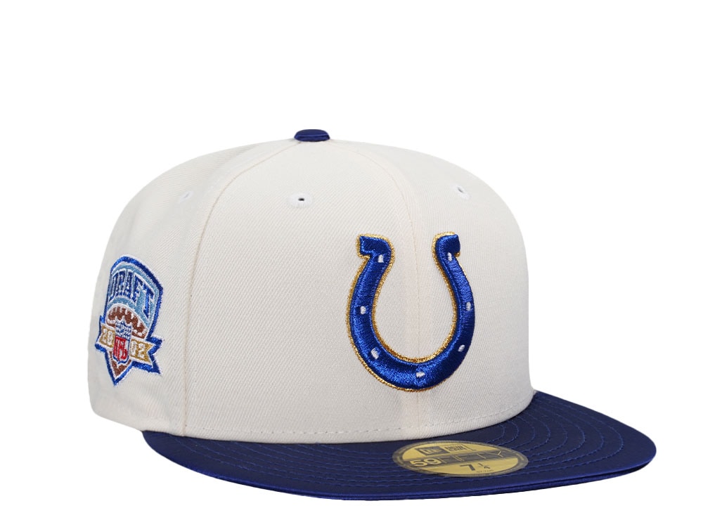New Era Indianapolis Colts Draft 2002 Legends Two Tone Edition 59Fifty Fitted Cap