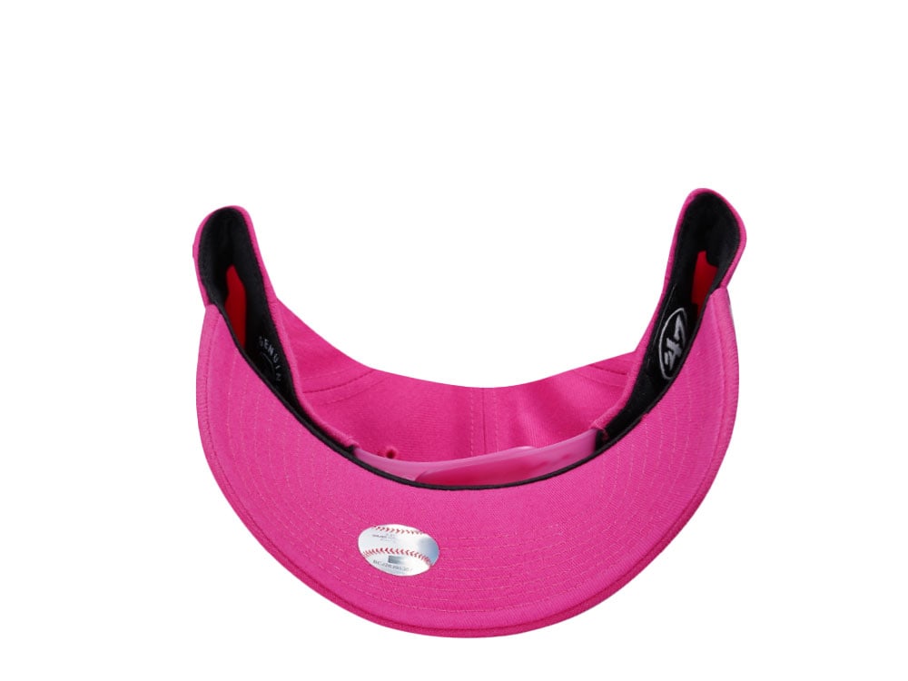 47Brand New York Yankees Magenta MVP Snapback Cap