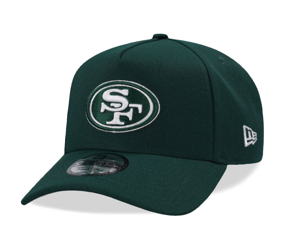 New Era San Francisco 49ers Field Green Prime Edition 9Forty A Frame Snapback Cap