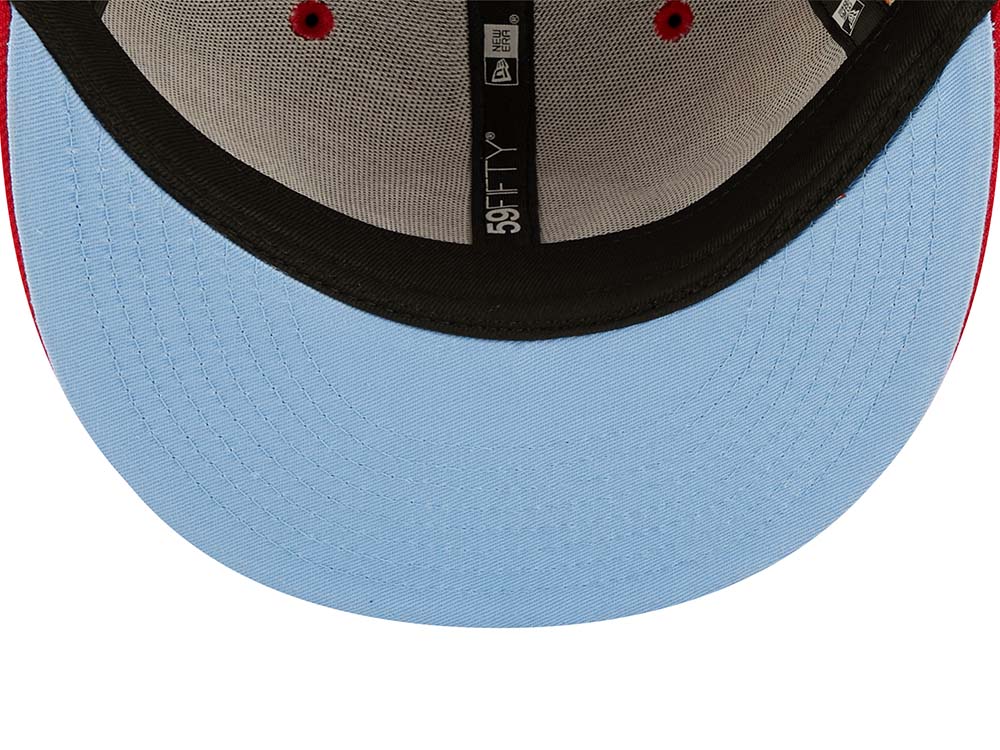 New Era Cincinnati Reds 5x World Series Champions - Red Groovy Edition 59Fifty Fitted Cap