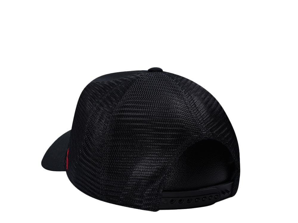 47Brand Chicago Blackhawks Black Hitch Trucker Snapback Cap