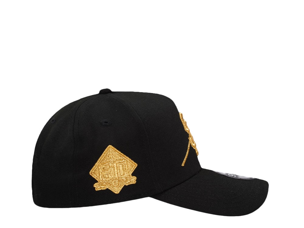 New Era San Francisco Giants 60th Anniversary Rose Black Prime Edition 9Forty A Frame Snapback Cap