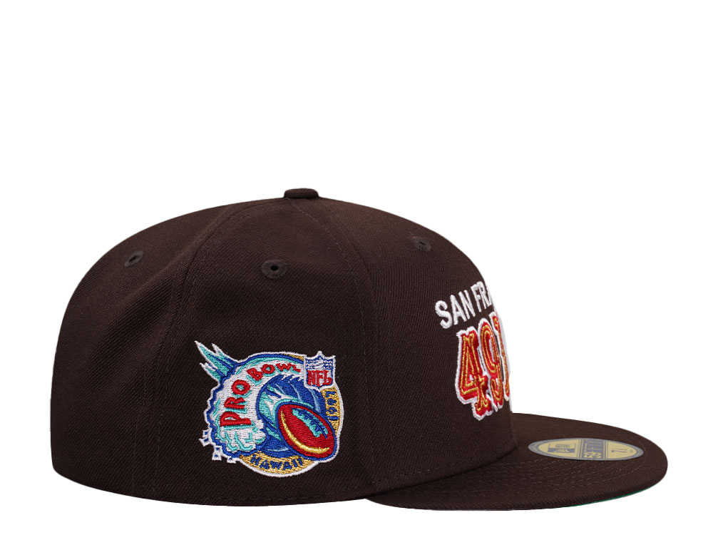 New Era San Francisco 49ers Pro Ball 1997 Burnt Throwback Edition 59Fifty Fitted Cap