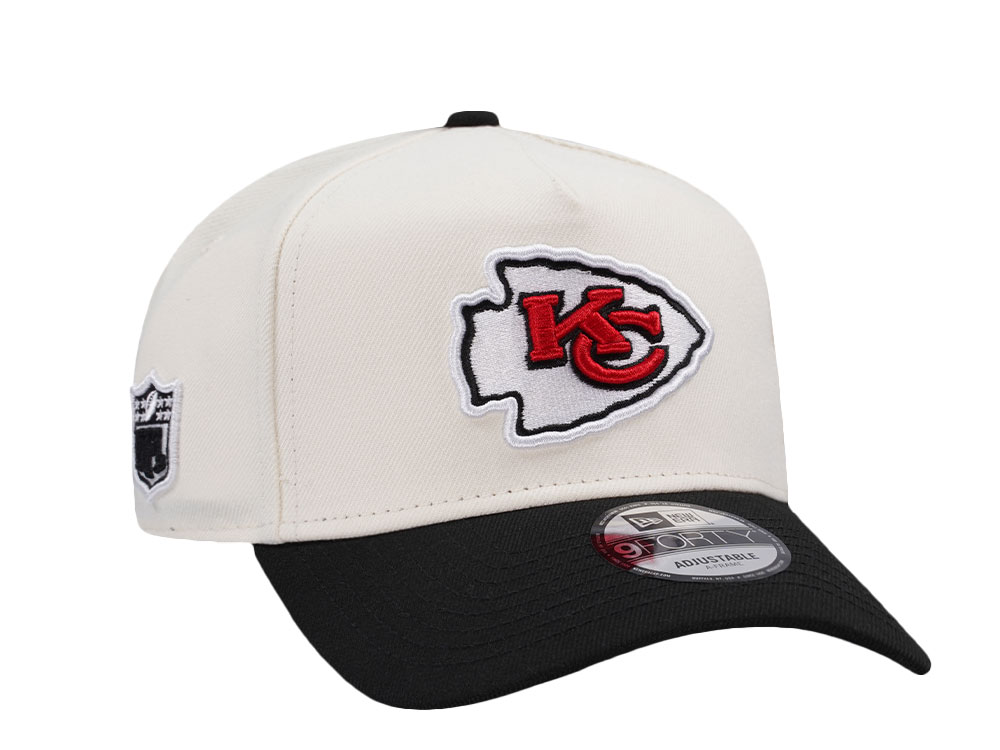 New Era Kansas City Chiefs Classic Chrome Two Tone Edition 9Forty A Frame Snapback Cap
