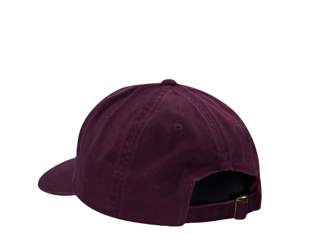 Brixton Logo Red Strapback Cap