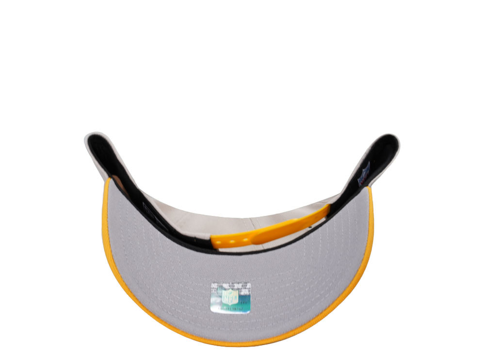 New Era Green Bay Packers Stone Two Tone 9Forty A Frame Snapback Cap