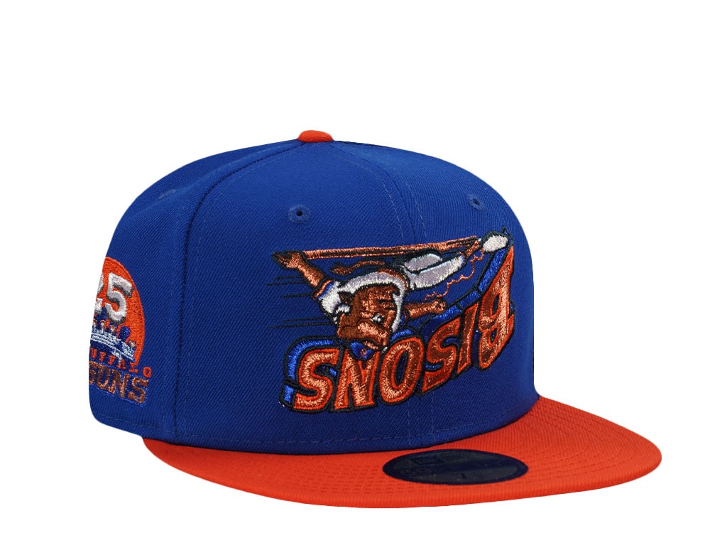 New Era Buffalo Bisons 25th Anniversary Blue Two Tone Edition 59Fifty Fitted Cap