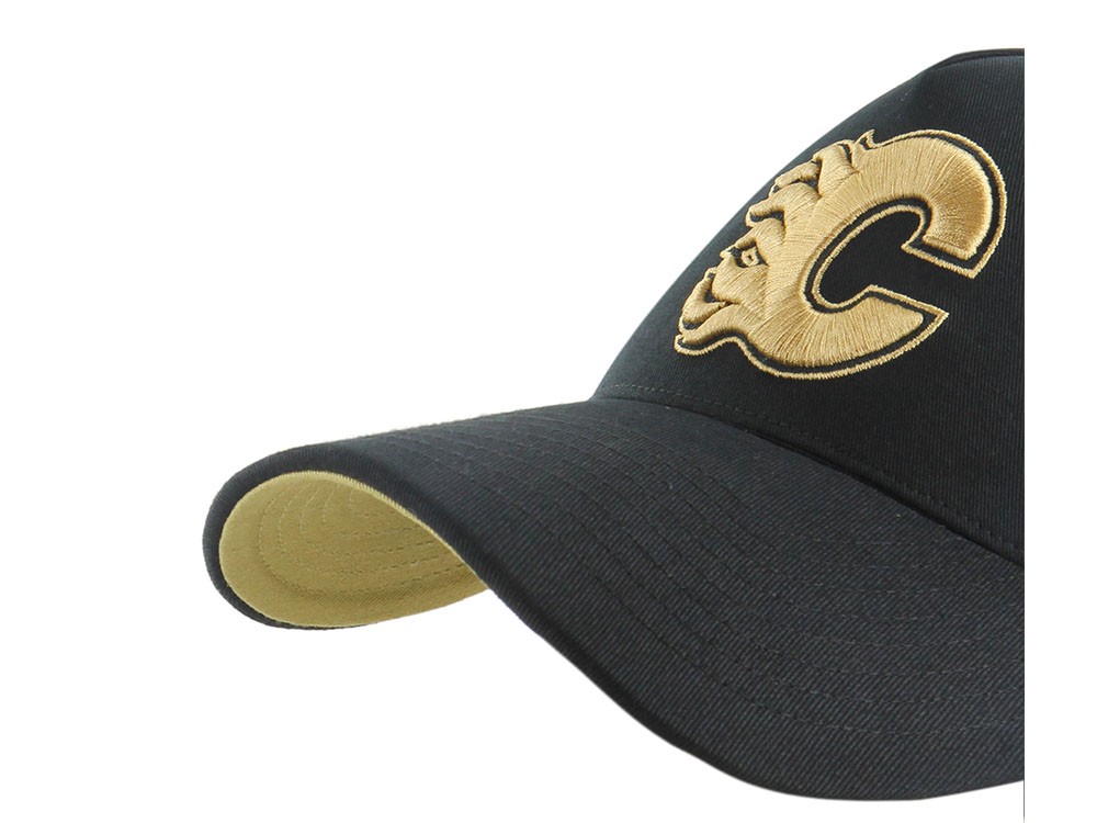 47Brand Calgary Flames Vintage Stanley Black Sure Shot Edition MVP Snapback Cap