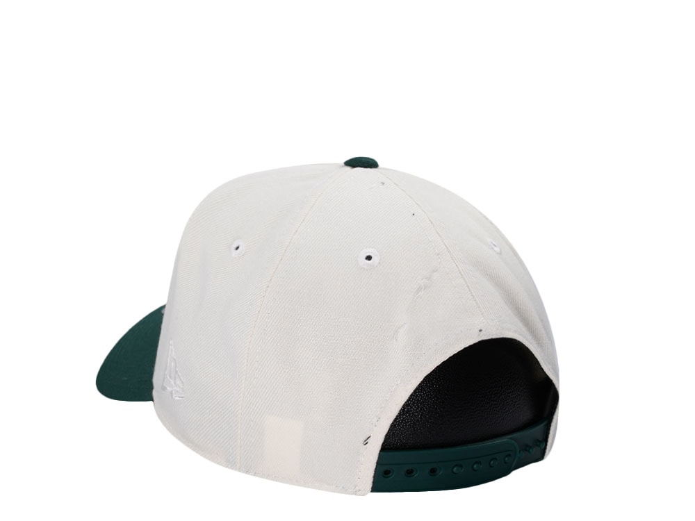 New Era Oakland Athletics World Series 1985 Chrome Two Tone Edition 9Forty A Frame Snapback Cap