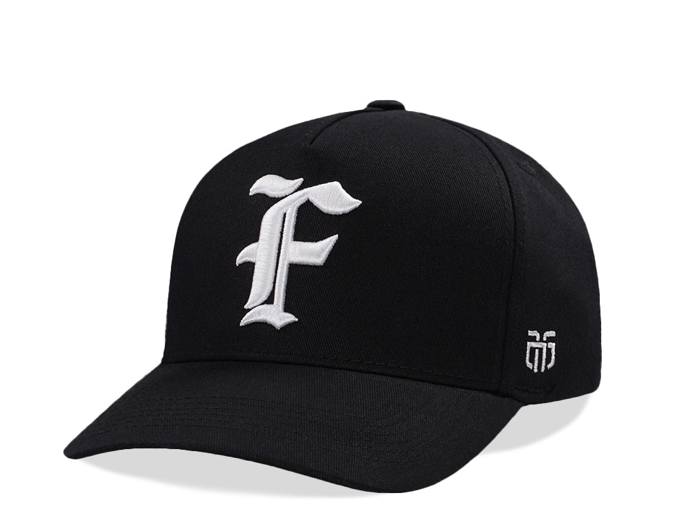 Parallel Union Old English Letter Logo F Snapback Cap