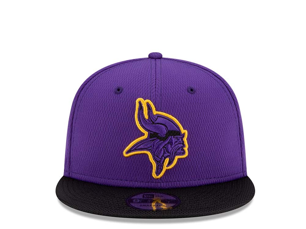 New Era Minnesota Vikings Road Sideline 21 9Fifty Snapback Cap