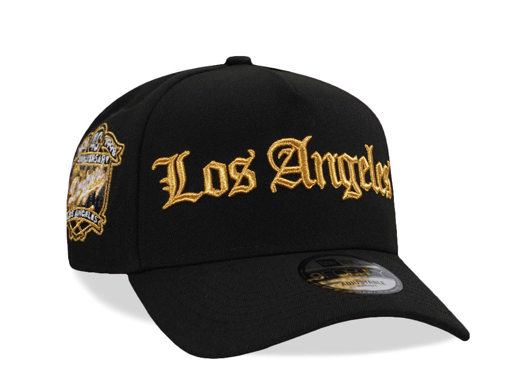 New Era Los Angeles Dodgers 40th Anniversary Metallic Two Tone Edition 9Forty A Frame Snapback Cap