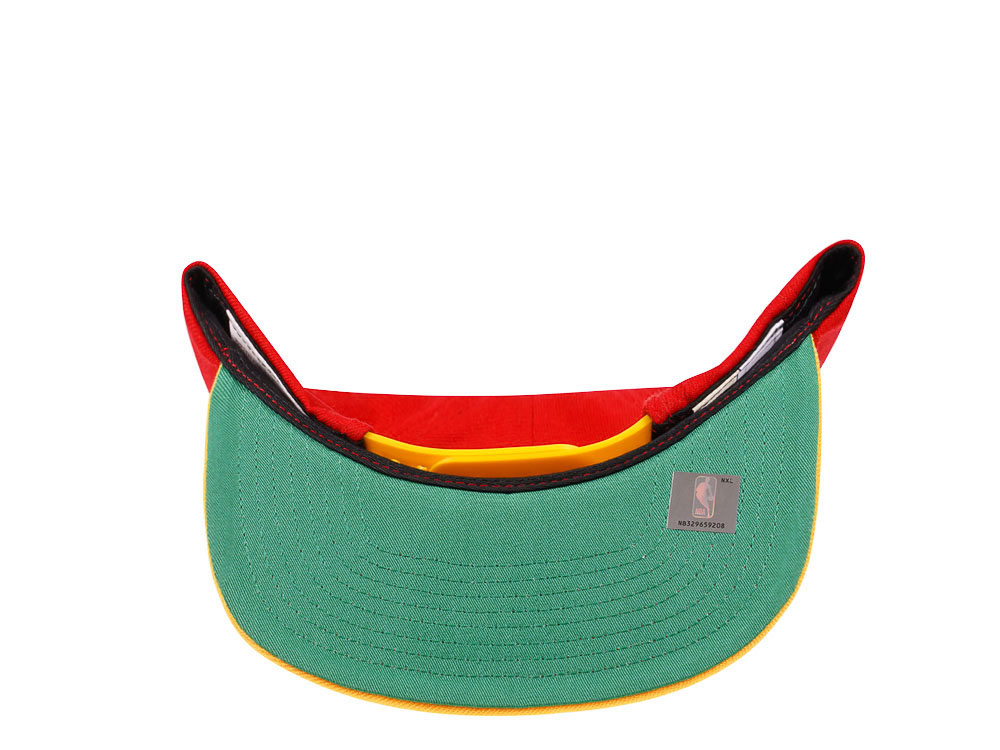 Mitchell & Ness Atlanta Hawks Hardwood Classics 2 Tone Snapback Cap