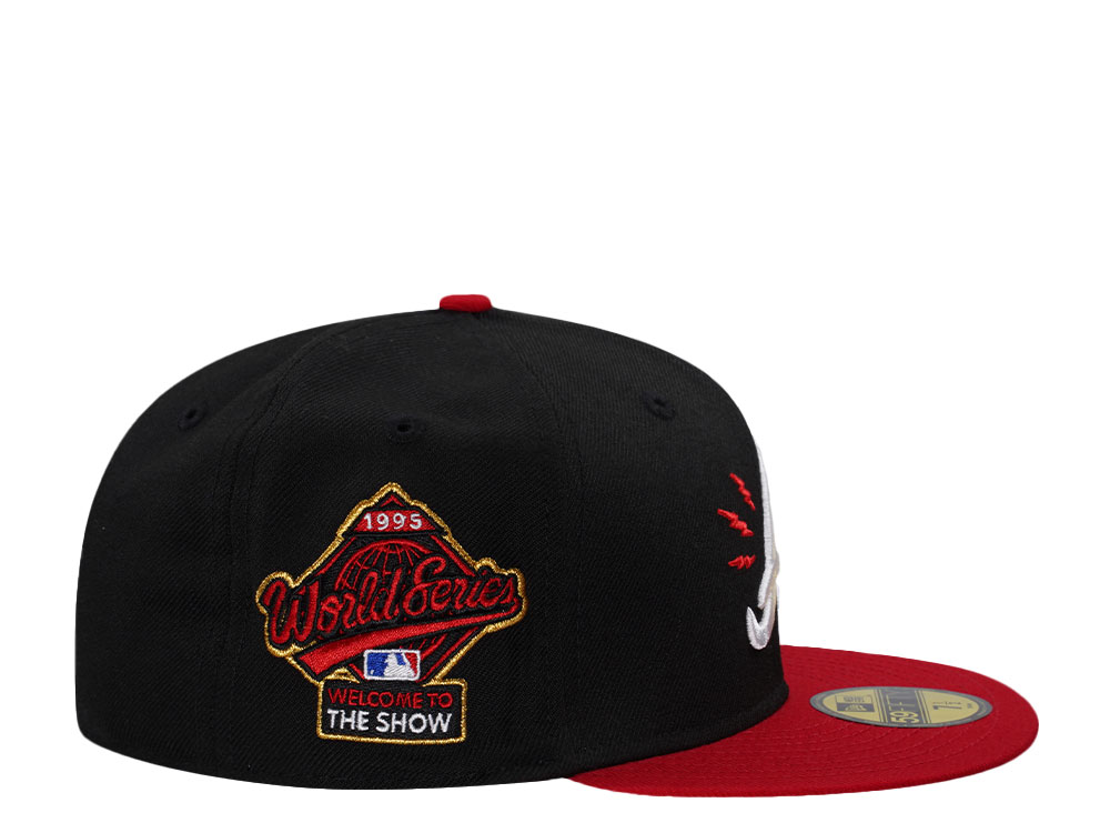 New Era Atlanta Braves World Series 1995 Wool Two Tone Throwback Edition 59Fifty Fitted Cap