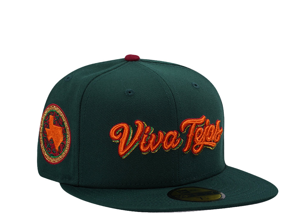 New Era Texas Rangers City Connect Dark Green Prime Edition 59Fifty Fitted Cap