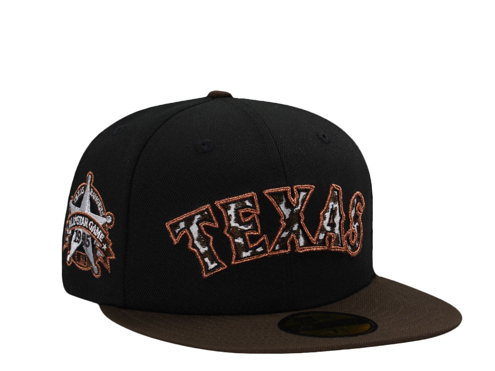 New Era Texas Rangers All Star Game 1995 Walnut Two Tone Edition 59Fifty Fitted Cap