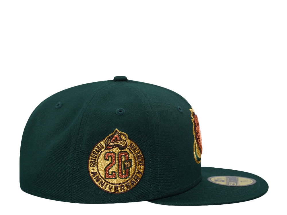 New Era Colorado Avalanche 20th Anniversary Green Prime Edition 59Fifty Fitted Cap