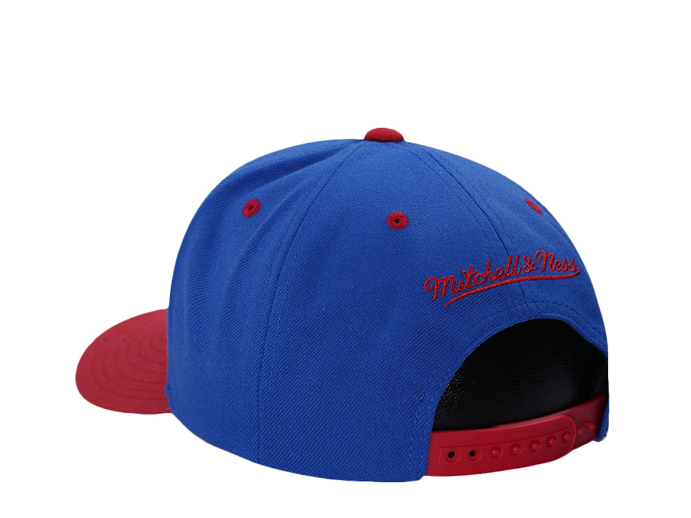 Mitchell & Ness Philadelphia 76ers Two Tone Pro Crown Fit Snapback Cap