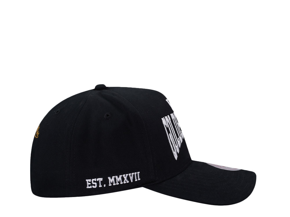 Mitchell & Ness Vegas Golden Knights Black Pro Pinch Fit Snapback Cap