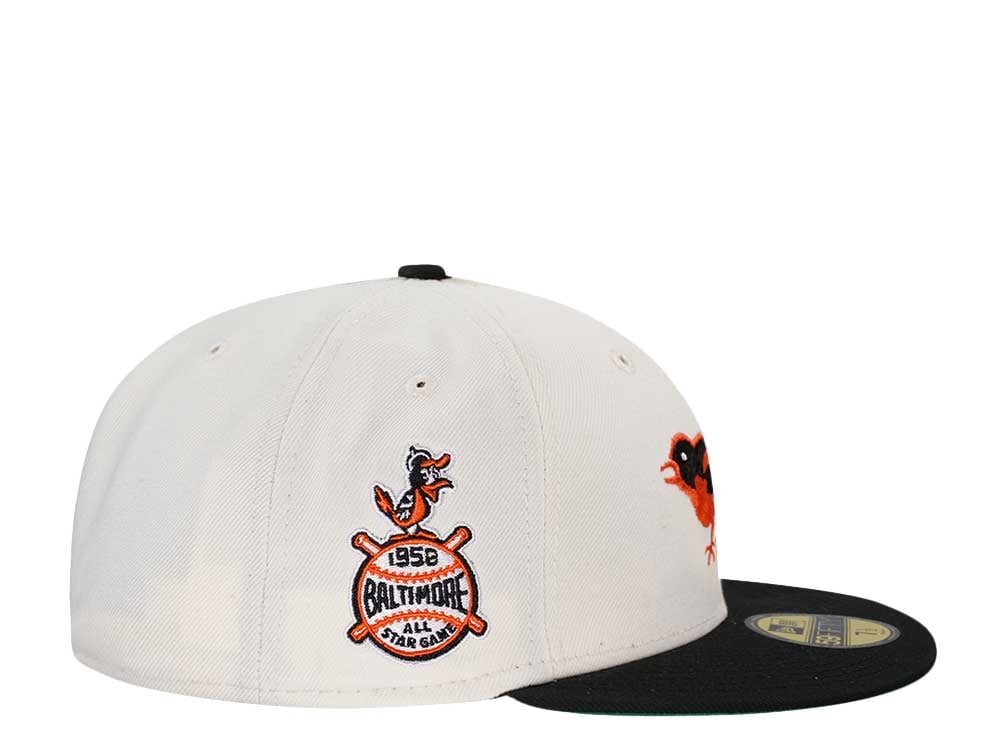 New Era Baltimore Orioles All Star Game 1958 Throwback Two Tone Edition 59Fifty Fitted Cap