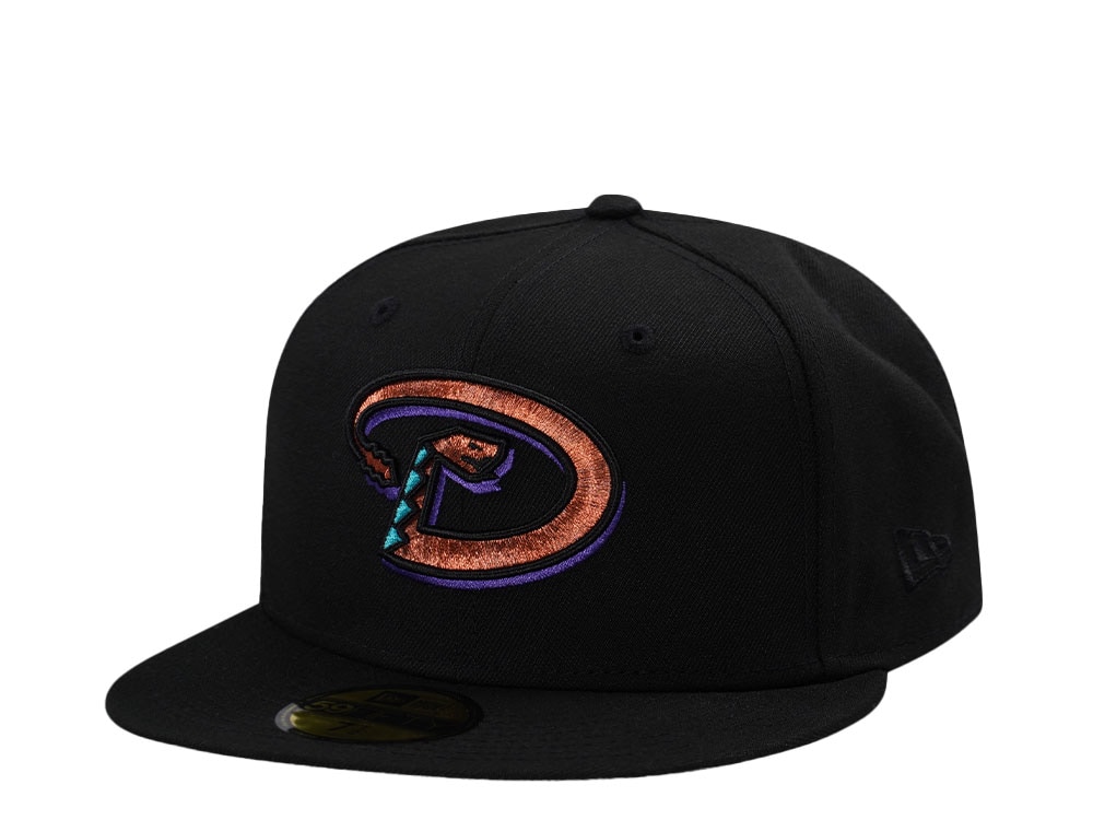 New Era Arizona Diamondbacks All Time Classic Black Edition 59Fifty Fitted Cap