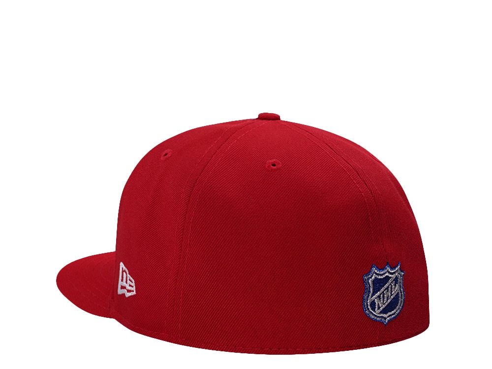 New Era Columbus Blue Jackets 20th Anniversary Scarlet Prime Edition 59Fifty Fitted Cap