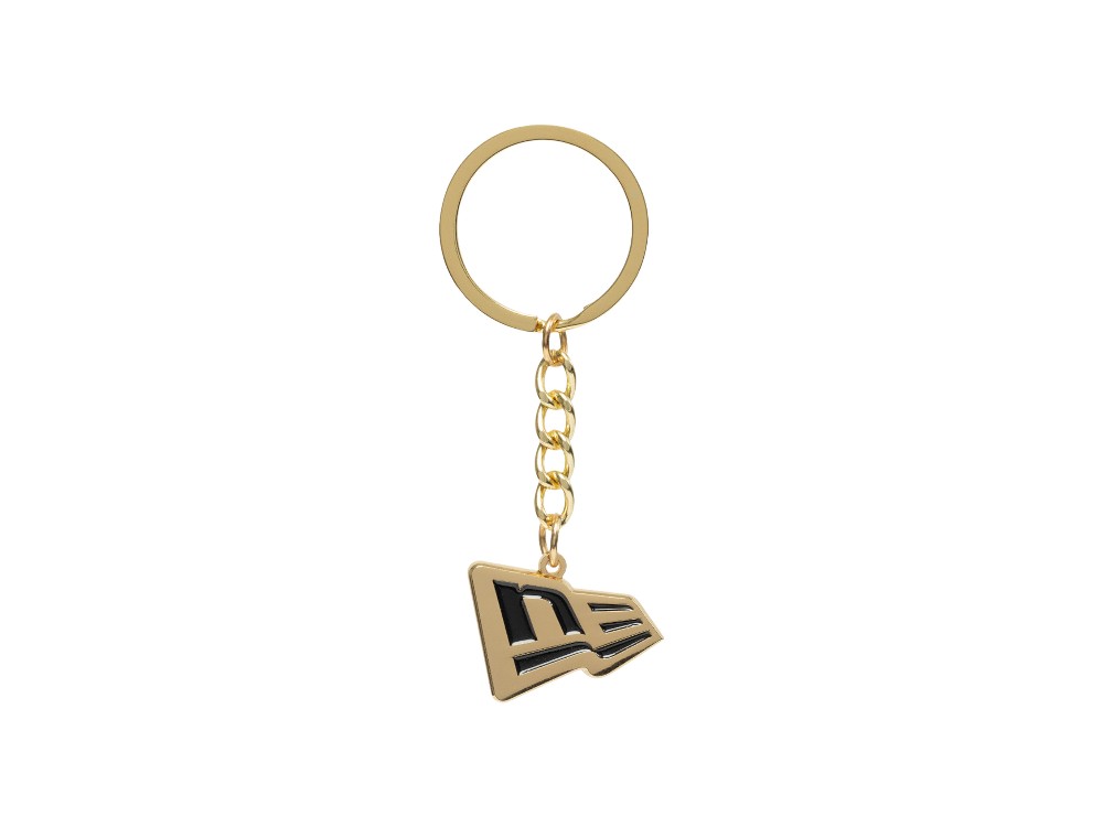 New Era Flag Gold Keychain
