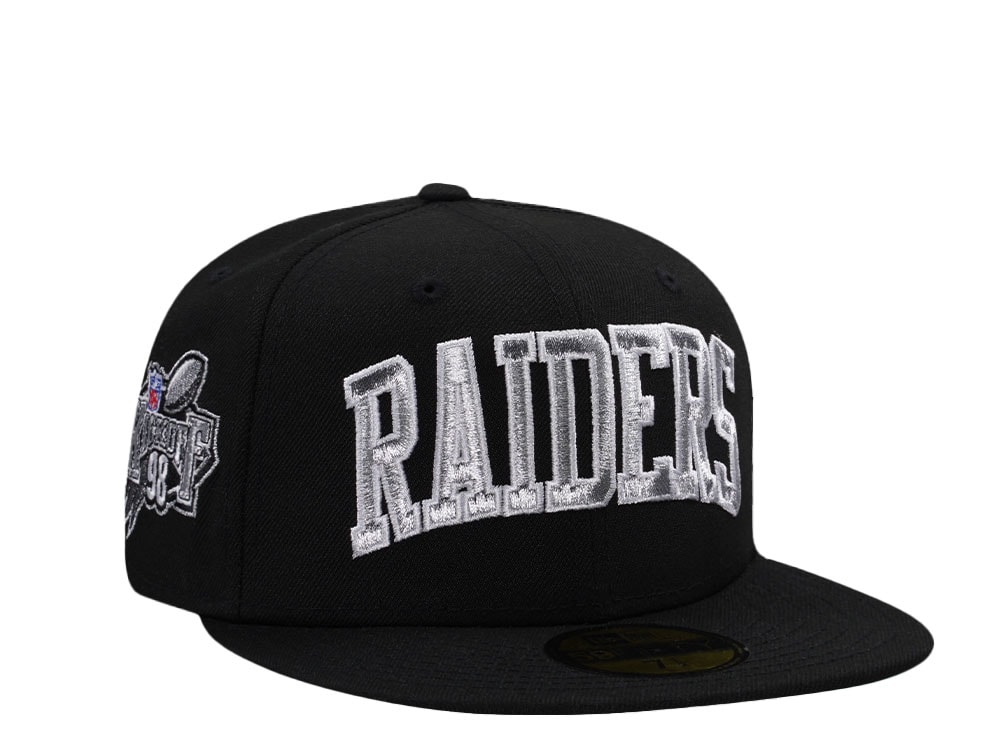 New Era Las Vegas Raiders Kickoff 1998 Metallic Prime Edition 59Fifty Fitted Cap