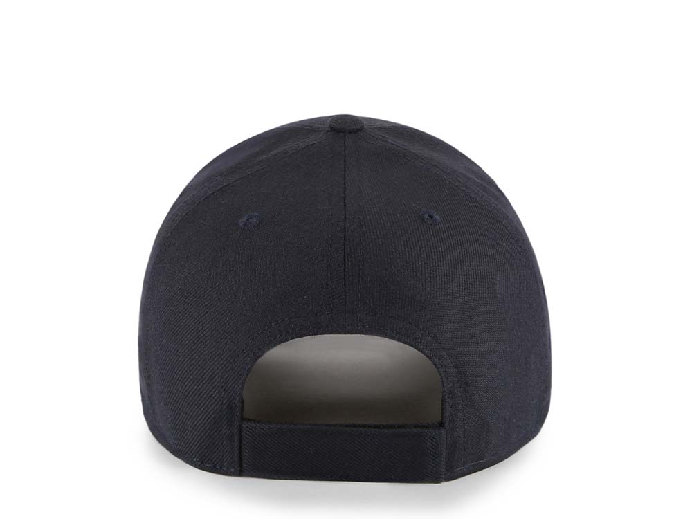 47Brand Michigan Wolverines Navy Wool MVP Strapback Cap