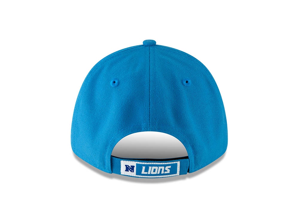 New Era Detroit Lions The League Blue 9Forty Strapback Cap