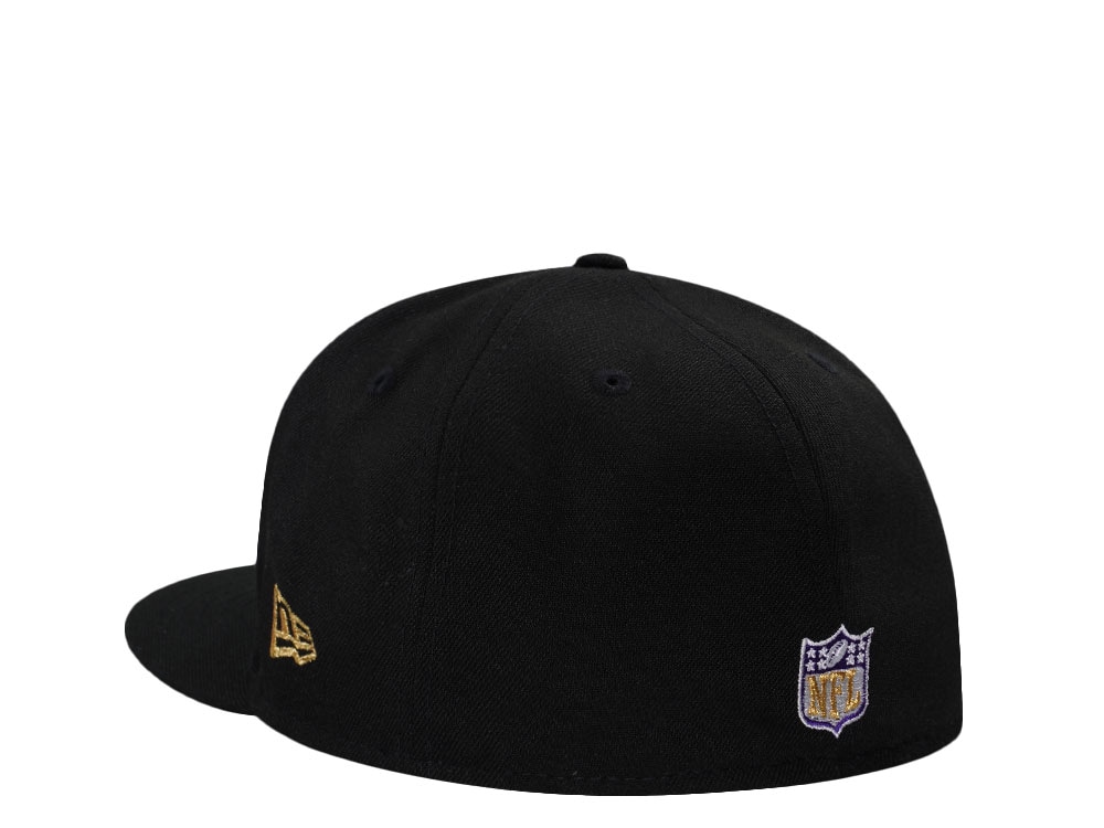 New Era Minnesota Vikings Draft 1998 Black Prime Edition 59Fifty Fitted Cap