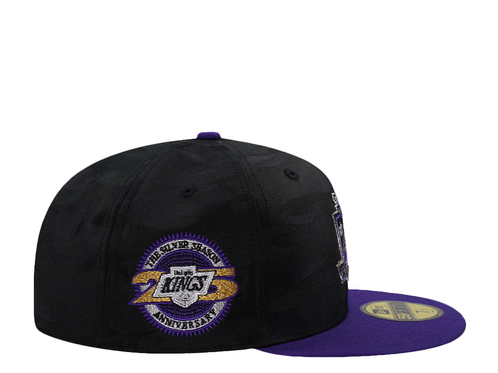 New Era Los Angeles Kings 25th Anniversary Black Two Tone Edition 59Fifty Fitted Cap