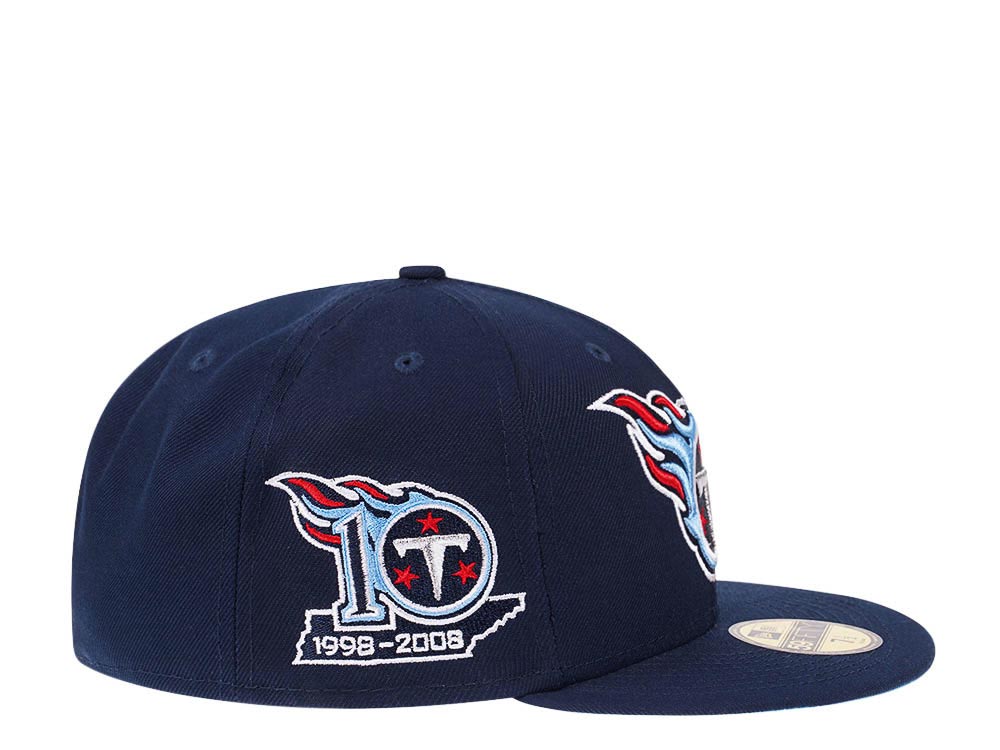New Era Tennessee Titans 10th Anniversary Navy Edition 59Fifty Fitted Cap