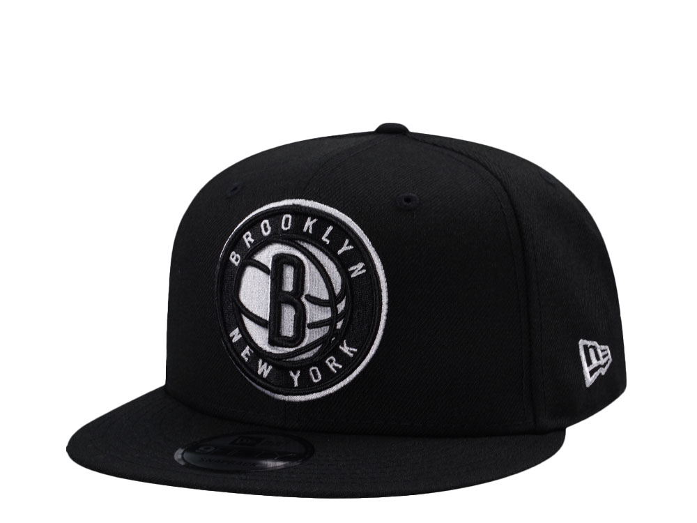 New Era Brooklyn Nets Black Prime Edition 9Fifty Snapback Cap