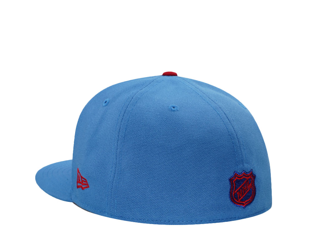 New Era New York Rangers 100th Anniversary Blue Prime Edition 59Fifty Fitted Cap