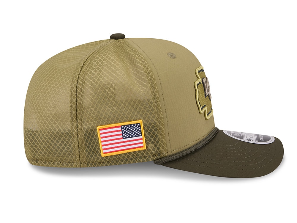New Era Kansas City Chiefs Salute To Service 2025 9Seventy Snapback Cap