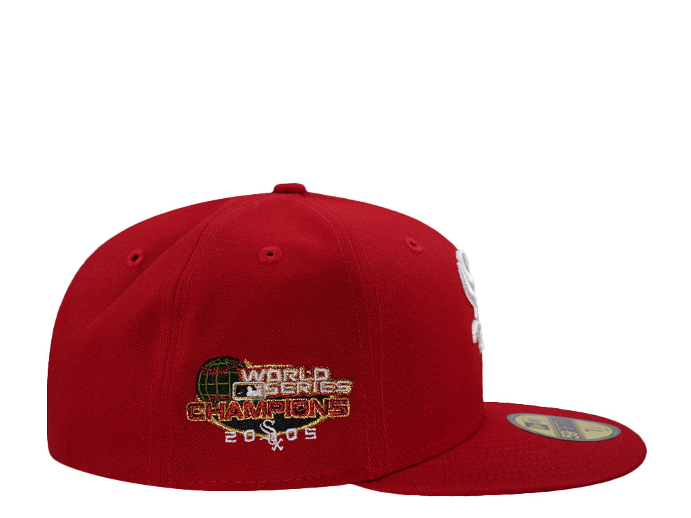 New Era Chicago White Sox World Series 2005 Red Prime Edition 59Fifty Fitted Cap