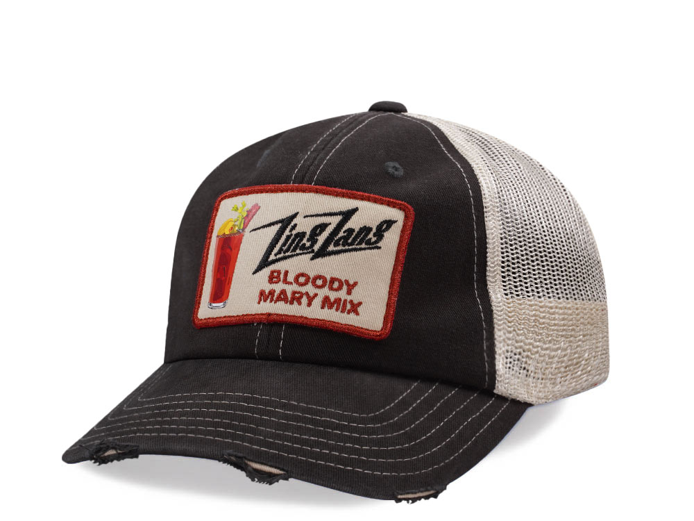 American Needle ZingZang Orville Red Trucker Snapback Cap