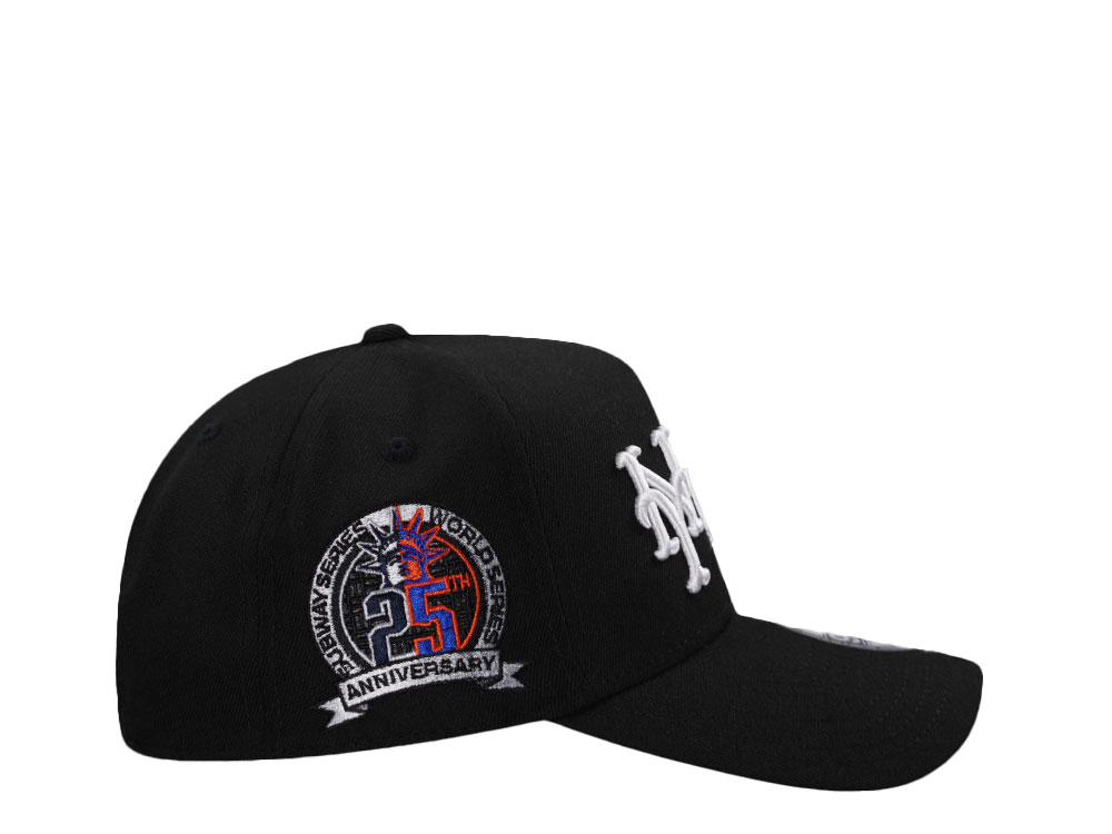New Era New York Subway Series 25th Anniversary Black Edition 9Forty A Frame Snapback Cap