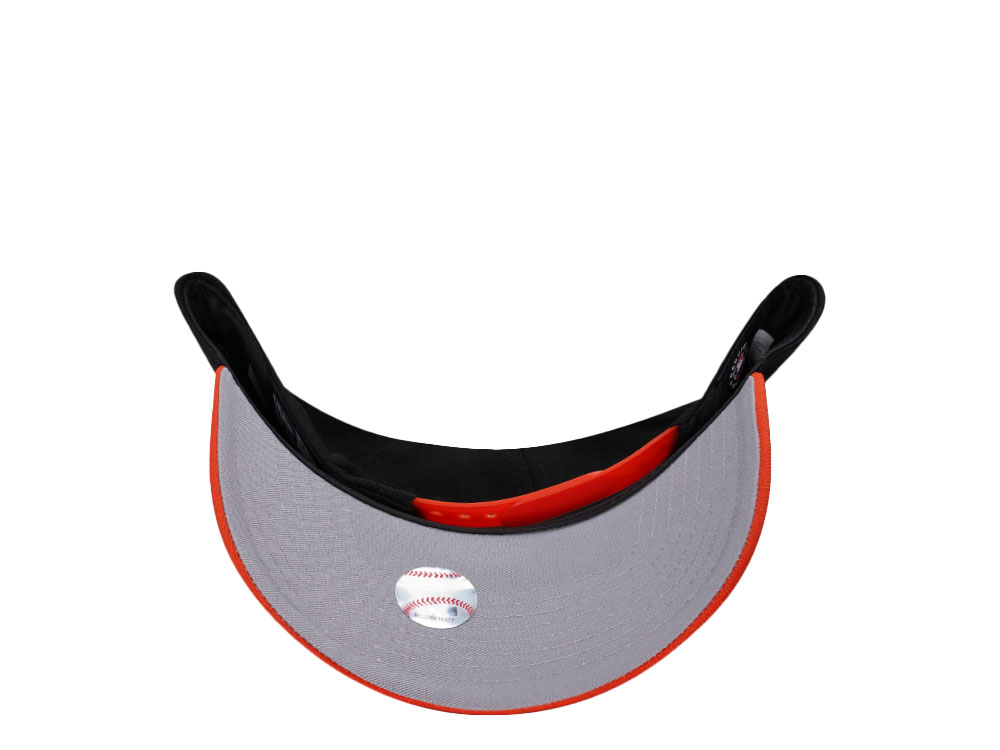 New Era Baltimore Orioles Black Two Tone 9Forty A Frame Snapback Cap