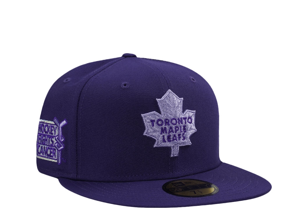 New Era Toronto Maple Leafs Hockey Fights Cancer Edition 59Fifty Fitted Cap