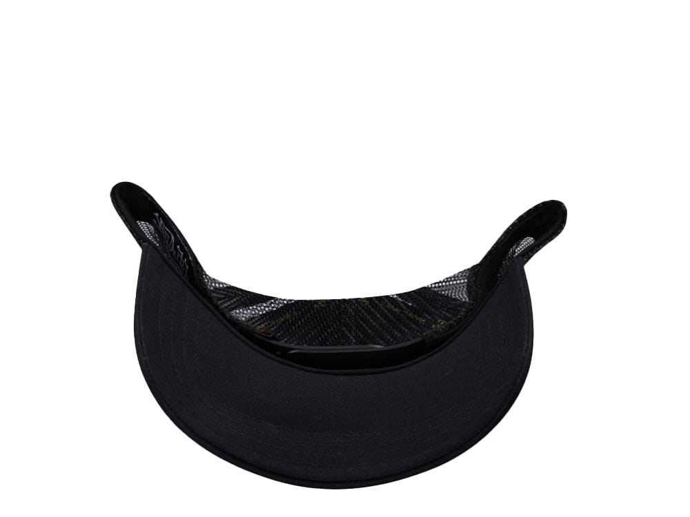 Von Dutch Square Patch Black Trucker Edition Snapback Cap