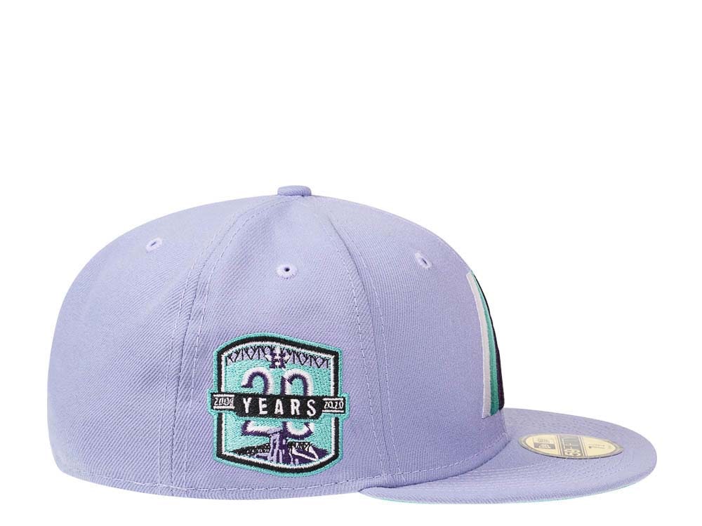 New Era Houston Astros 20th Anniversary Lavender Edition 59Fifty Fitted Cap