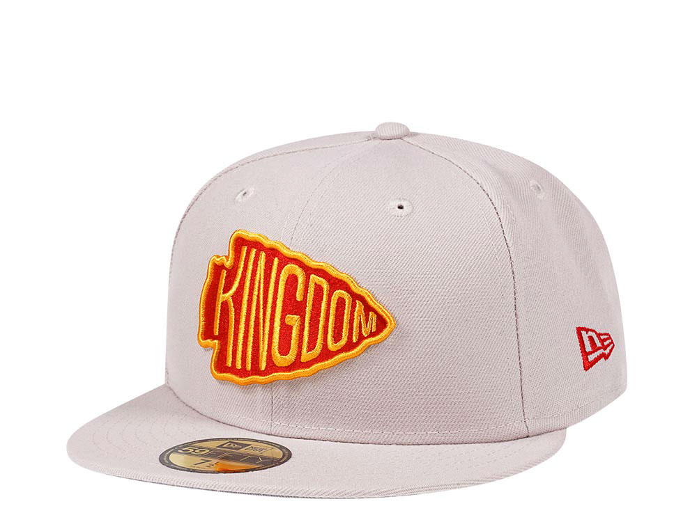 New Era Kansas City Chiefs Stone White Edition 59Fifty Fitted Cap