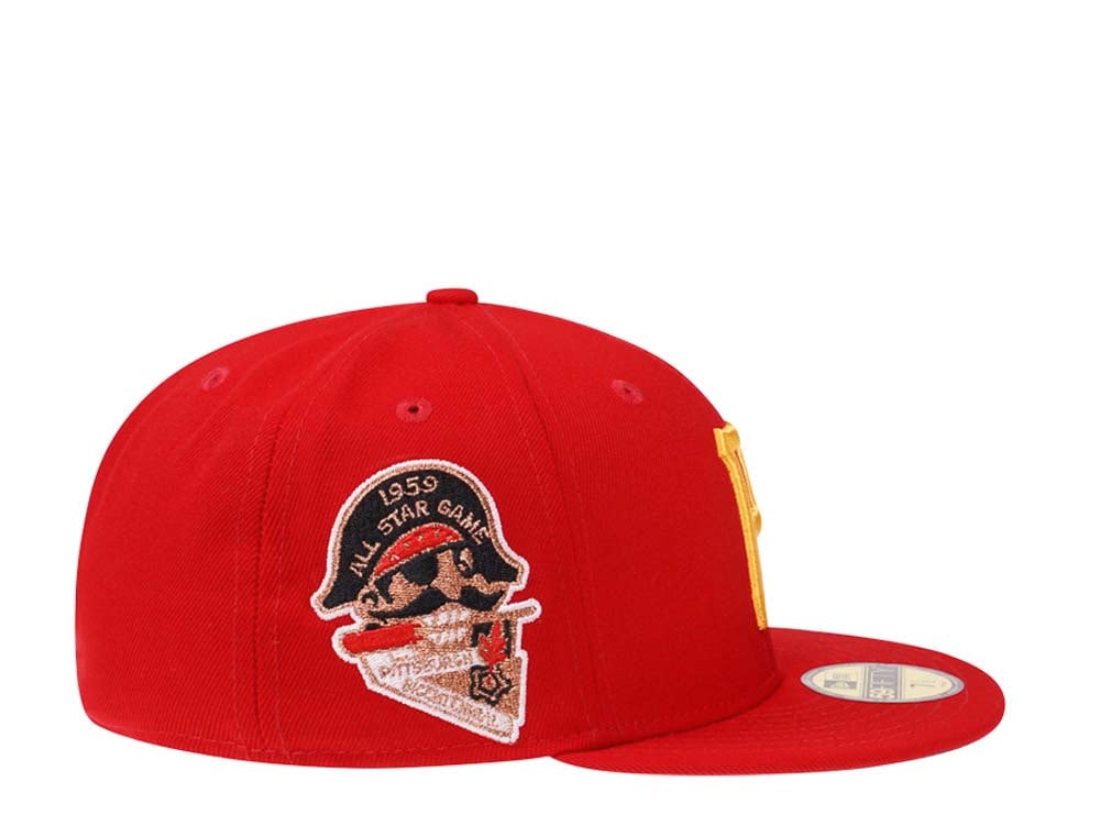 New Era Pittsburgh Pirates All Star Game 1959 Red Throwback Edition 59Fifty Fitted Cap