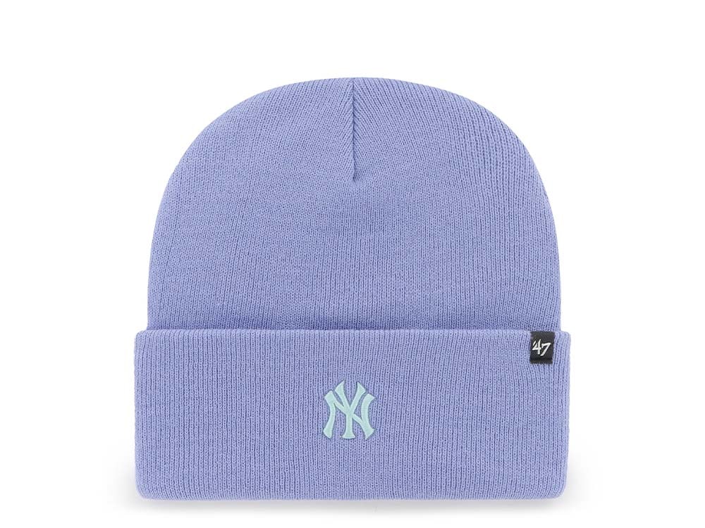 47Brand New York Yankees Lavender Base Runner Cuff Pipot