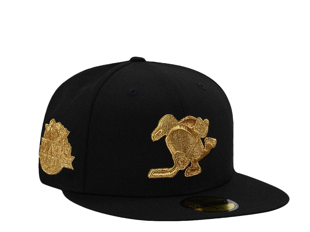 New Era Pittsburgh Penguins 50th Anniversary Black Prime Edition 59Fifty Fitted Cap